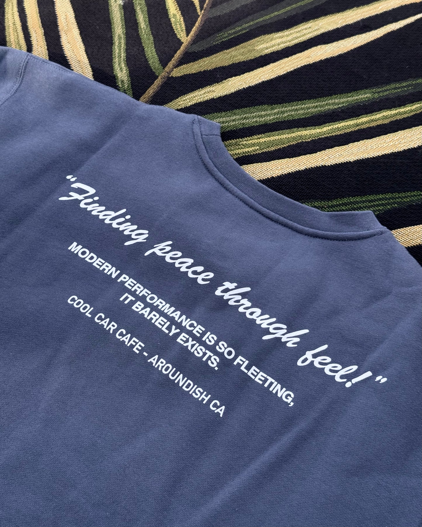 10oz Crew Neck Finding Peace Through Feel